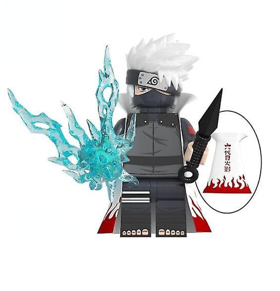 Barnens Montering Leksaker Naruto Serie Metkay Vit Minifigur Byggstenar