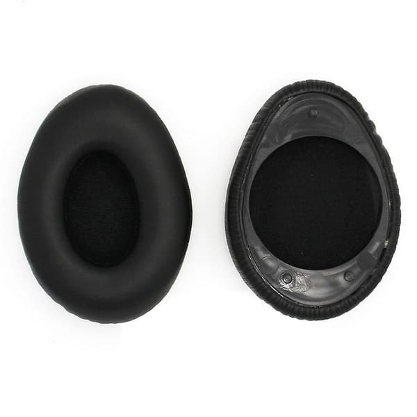 1 Par Øreputer for Monster Diamond Tears Headset Erstatning Protein Leather + Svamp Øreputer
