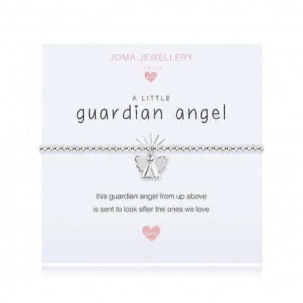En Liten Skyddsängel Silver 15,5cm Stretch Armband C452