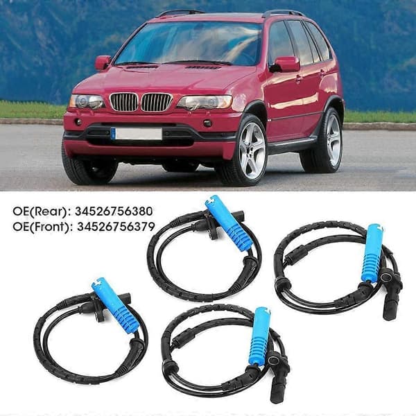 4 stk. ABS-hjulsensor for bil - X5 E53 2000-2006 34526756380