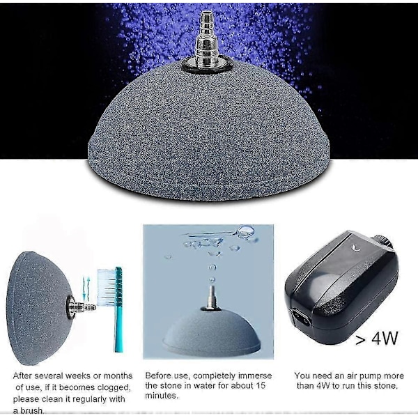 Akvarium Luftdiffusor, Akvarium Oxygensten, Boblediffusor, Akvarium Oxygensten, Sinteret Miner