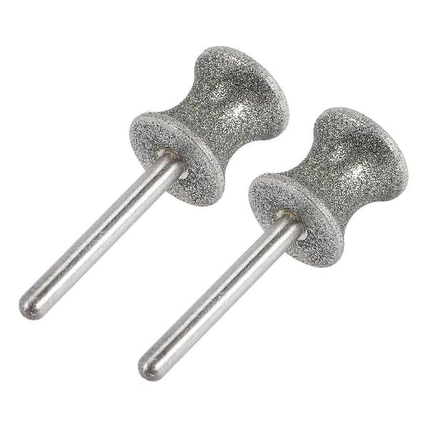 2-pack diamant nagelslipbits för roterande verktyg passar för