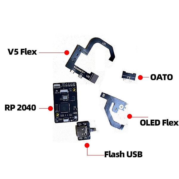 Rp2040 Picofly V5 Lär IoT Suite Elektronisk Kretskort Ersättning För Konsol
