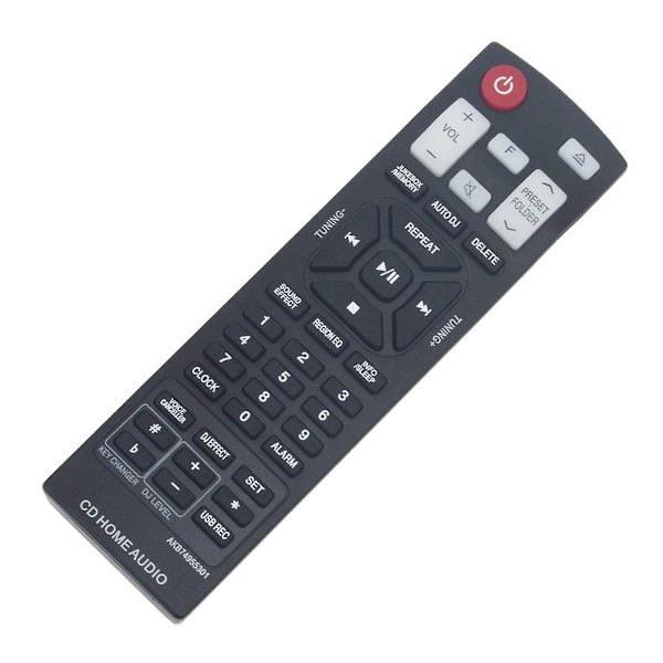 AKB74955301 Fjernbetjening til LG Mini Hi-Fi System CM9960 CMS9960F CM9760 CMS9760F CM8360 OM4560 OM7560