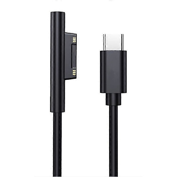 USB-C Strømforsyning Lader Adapter Lading Kabelledning For Surface Pro 7/6/54/3