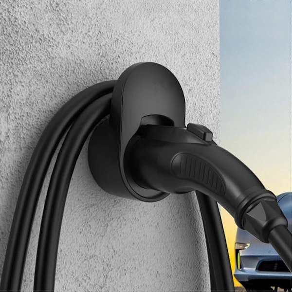 Type 2 Seinäkiinnike - Seinäkotelon pidike, kaapeli- ja pistokepidike, Wallbox EV-laturin pidike, Seinäkotelon kaapelinpidike, Yhteensopiva EU:n kanssa