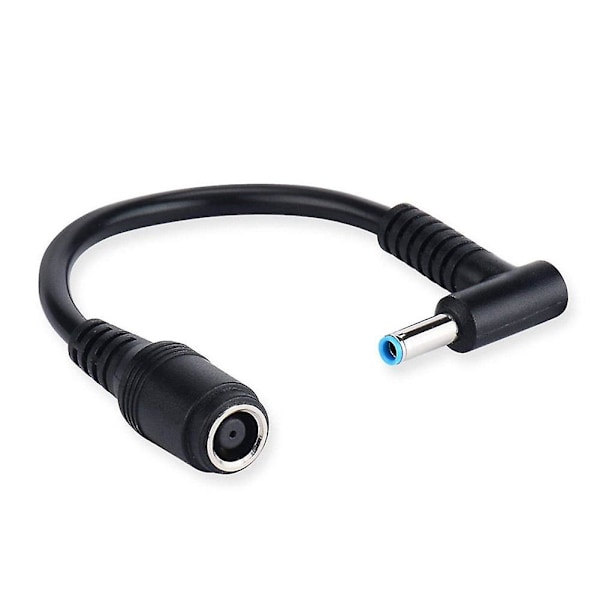 7,4 mm till 4,5 mm DC Strömladdare Konverter Adapter Kabel För HP Dell