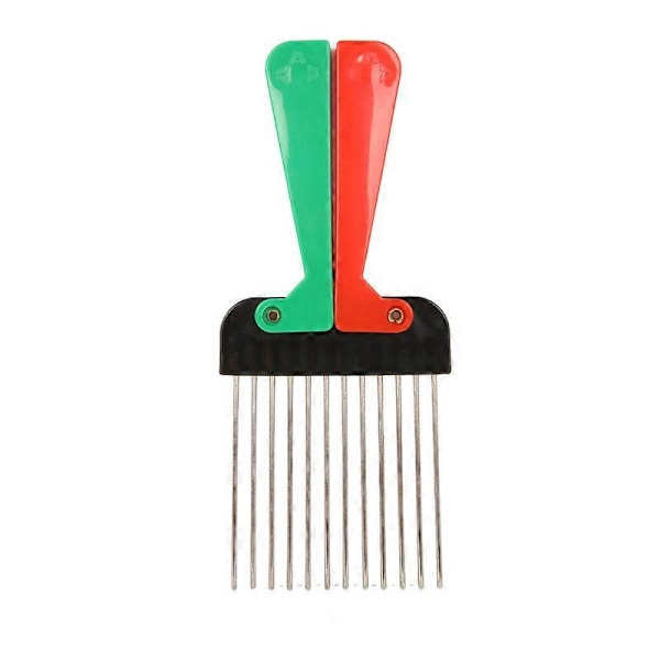 Afro Foldbar Hårkam Bredtandet Kam Hårstyling Værktøj til Unisex Naturligt Krøllet