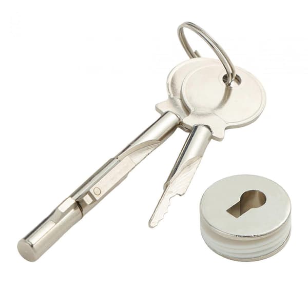 2 Glass Lock Display Skap Lås for Kommode Lås Skuff