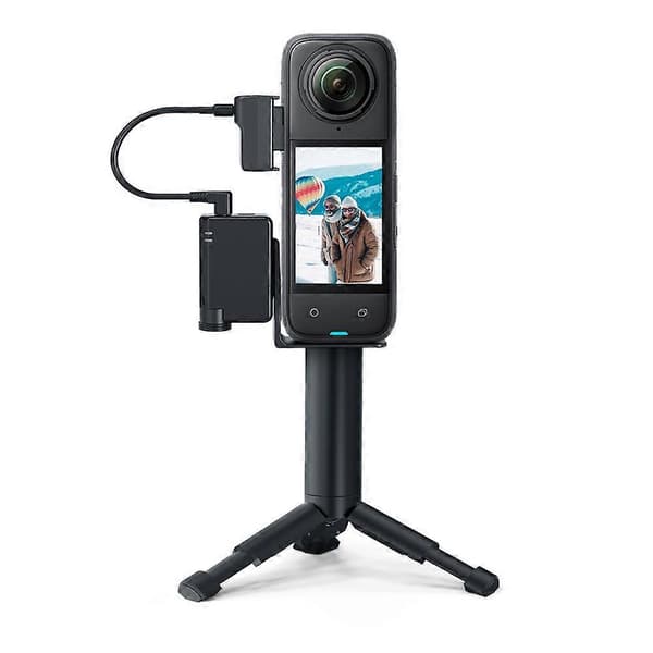 Usynlig mikrofon Cold Shoe til Insta360 X4/til DJI Mic Mini Mic Adapter Kameratilbehør