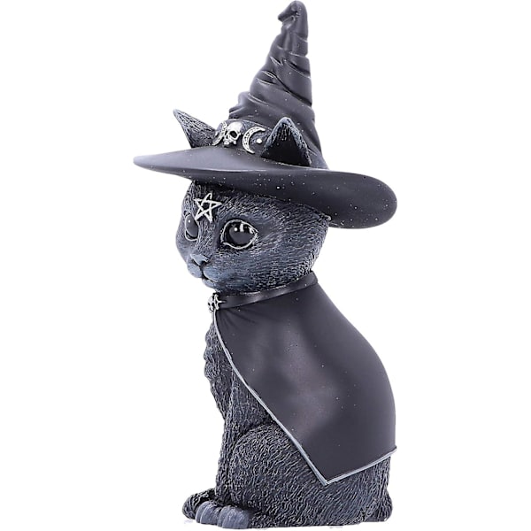 Heksehat Occult Kat Figur, Sort, 10.5*6.2*4.5cm