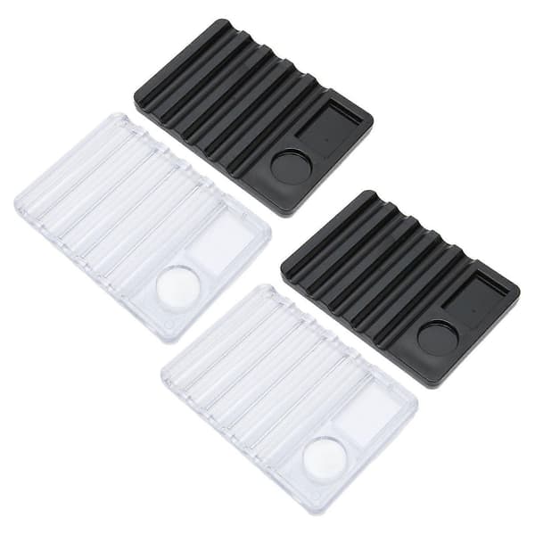 4 stk. Neglepindeholder Multifunktion 5 Gitre Neglebørsteholder Organizer til Manicureværktøj YMMR)