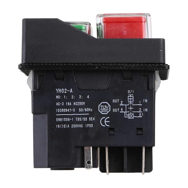 KLD-28A/YH02-A Vanntett Magnetisk Bryter Eksplosjonssikre Trykknappbrytere 22