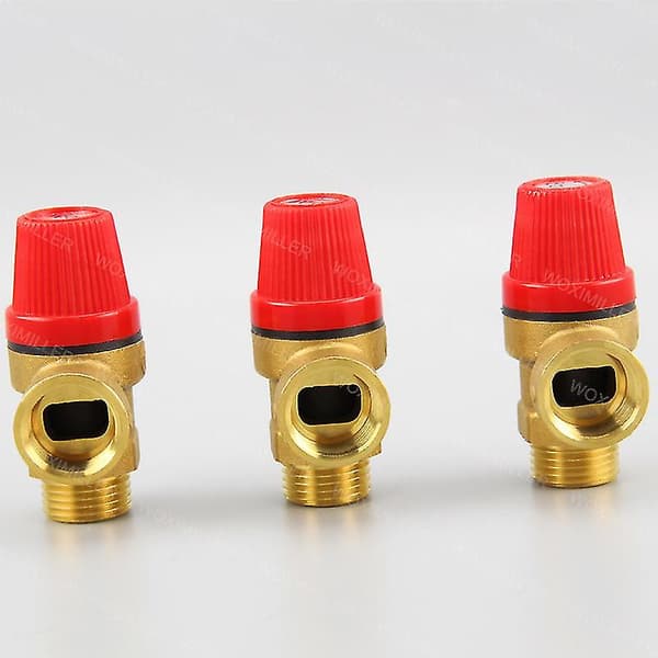 3 Bar Membransikkerhetsventil Med Bakre Tilkobling, 1/2\" Mf Threadgold+red-yu