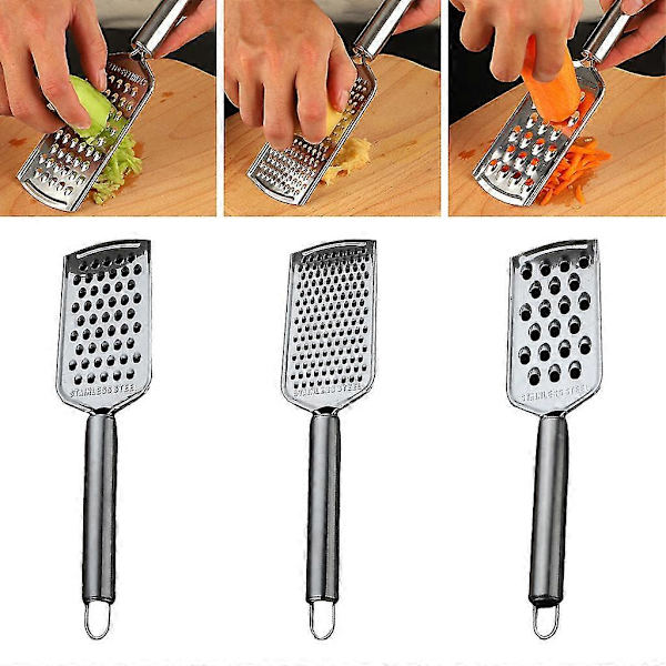 Rostfritt Stål Ost- och Potatisrivare Multifunktionell Citronzest Kitchen Tools