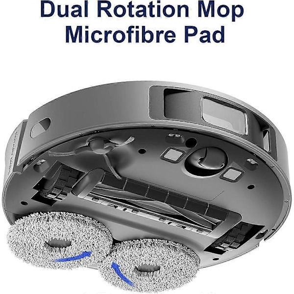 Ersättningsmopplattsor och -dynor för Dreame L10S Pro Ultra Heat, L20 Ultra, X40 Ultra Robotdammsugare