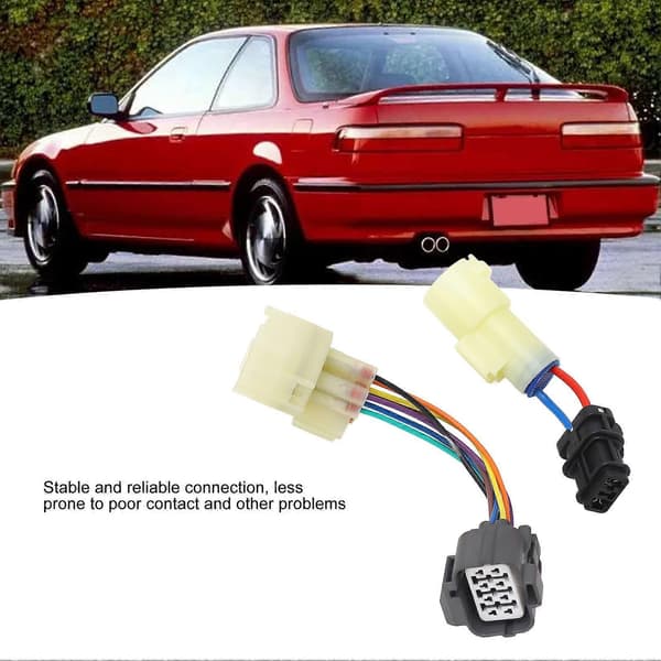 OBD0 til OBD1 Strømfordeler Jumper Sele Plug and Play Stabil Forbindelse til Civic CRX Prelude