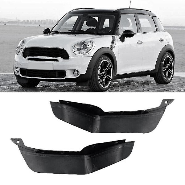 2 stk. Forreste Kofanger Sprøjt Mud Flap Guard Tryk Lip til MINI Cooper R60 R61 11-16