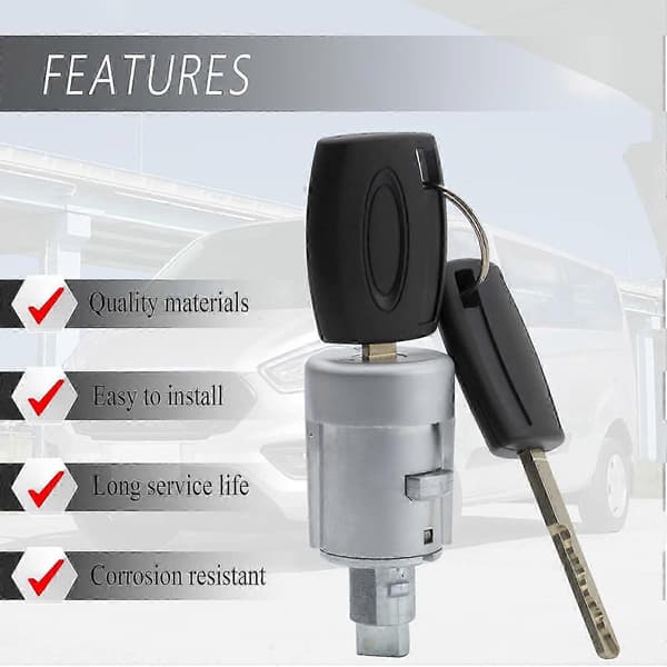 Virtalukon pohja, virtalukko ja 2 avainta Ford Transit MK8 2014-2019 & Custom 2012-2019 - 1926227