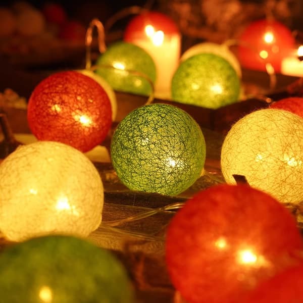 LED-ljusslinga, juldekorationer, USB-driven, 3 meter lång - Jul-snögubbedesign.