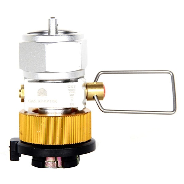 Gas Saver Plus Gasomvandlare Shifter Påfyllningsadapter för platt tank Camping Gas Adapterventil