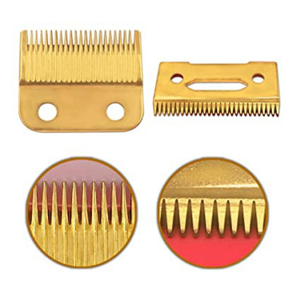 Wahl Magic Clip Ledning & Ledningsfri Udskiftningsblad + Klippeblad (Stål Klinge) - Guld