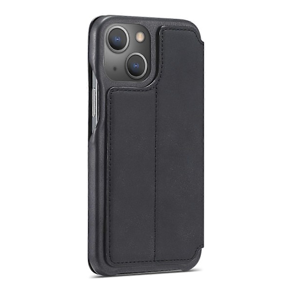 iPhone 13 mini LC.IMEEKE Hon Ancient -sarjan vaakasuuntainen nahkakotelo pidikkeellä ja korttipaikalla