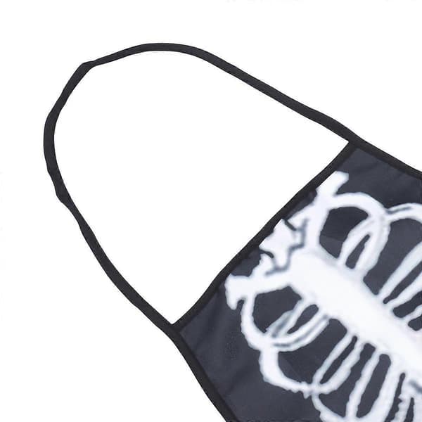 Halloween Skräck Skelett Förkläde Kock Kök Kock Förkläde för Vuxen Kostymfest (Typ 6)
