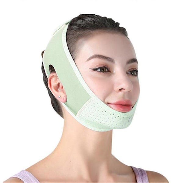 Anti-Snarkningshakrem för Sömn Tätt Lyftande Formande Mask Bandage Justerbar