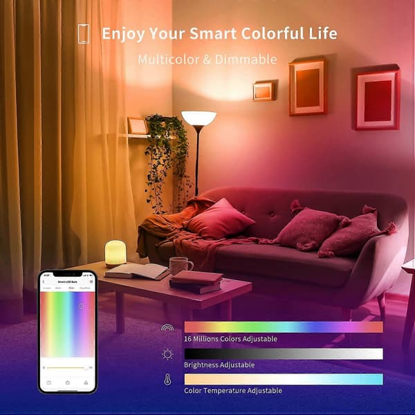 Smart Led Led Yeelight Smart Pære 1S (farve)