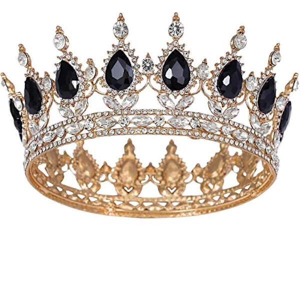 Prinsessekroner og tiaraer til små piger - Krystalprinsessekrone, fødselsdag, skolebal, udklædningsfest, dronninge rhinstenskroner