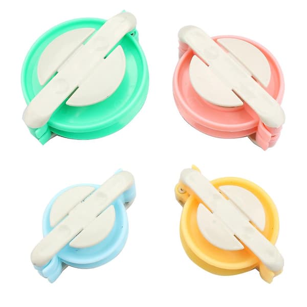 4-delt sett med plastpompom-makere Pompom-makersett Multipakke Lag pompomer
