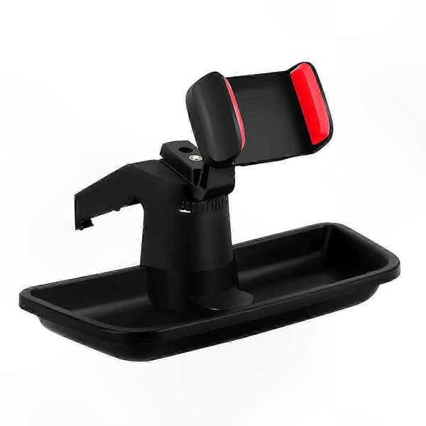 Universal telefonholder til Jeep Wrangler interiørtilbehør, kompatibel med 2011-2017 modeller, sort instrumentbrætholder