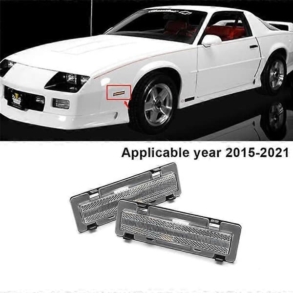 1 par front sidemarkeringslys for 1982-1992 LED sidemarkeringsblinklys