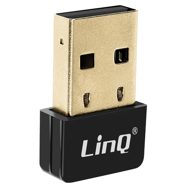 USB WiFi Stick 150Mbps Netværksadapter Ultra-kompakt LinQ Sort