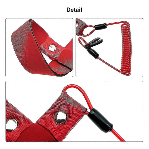Start Stop Dödmansgrepp Säkerhetslina Passar Yamaha Jet Ski Waverunner Waveventure Waveraider Wavejammer Waveblaster Fx140 Ersätter Ew2-68348-00-0 Walkbee