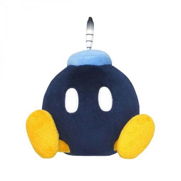Super Mario Bros. Bomb-Omb 6\" Plysjleketøy