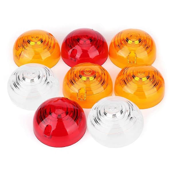 8 stk. Sideblinklys Lampe Linse Sett Passer For Land Rover 3 Serie/Defender