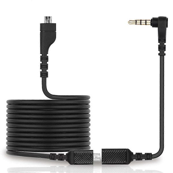 Erstatningskabel med RGB-spilkabel til Arctis 3 5 7 Pro + Plus kablede trådløse gamingheadset
