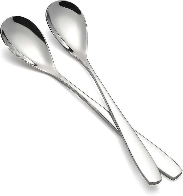 Eggeskjeer for bløtkokte egg Rustfritt stål 14 cm Eggeskje sett med 6