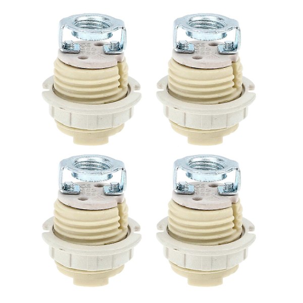 4 stk E12 Sokkel G9 Lampeholder G9 Lysekrone Lampholder Lampe Sokkel Utbytting Lyspære Plugg Adapter G9 Keramisk Lampeholder