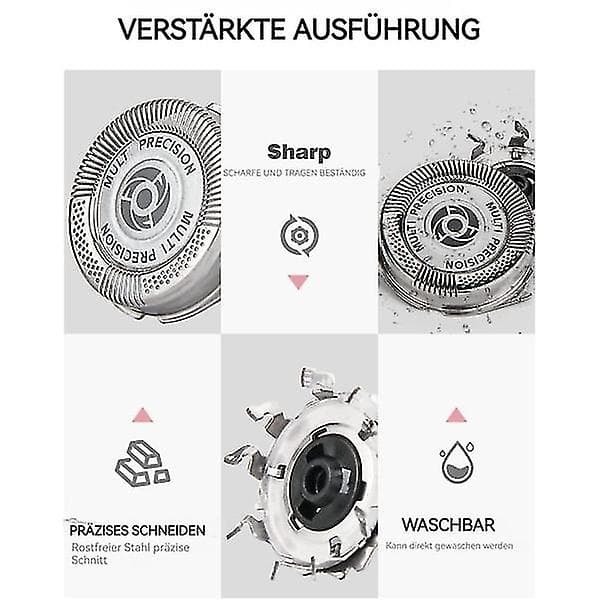 Hode for barbering for Philips Series 5000, barberhode SH50 erstatningshoder 6 stk