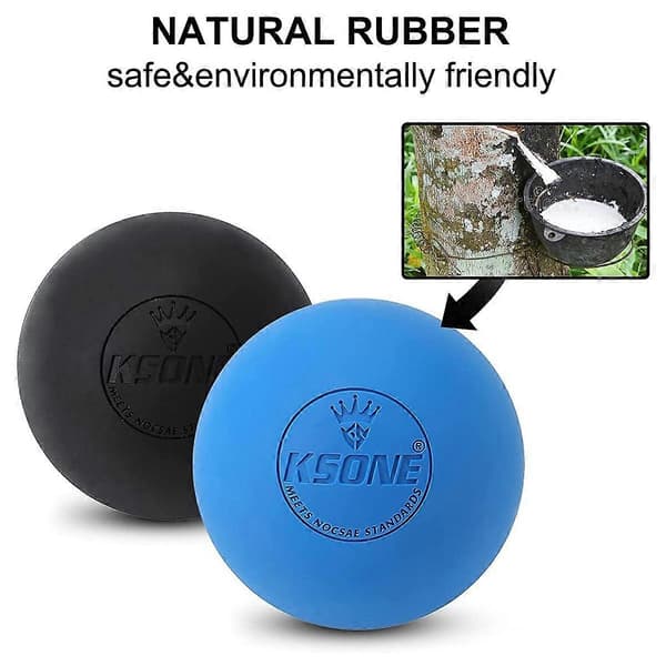 KSONE Massagebolde, Lacrosse Massagebolde, Egnet til Myofascial Release, Fuld Kropsafslapning Trigger P