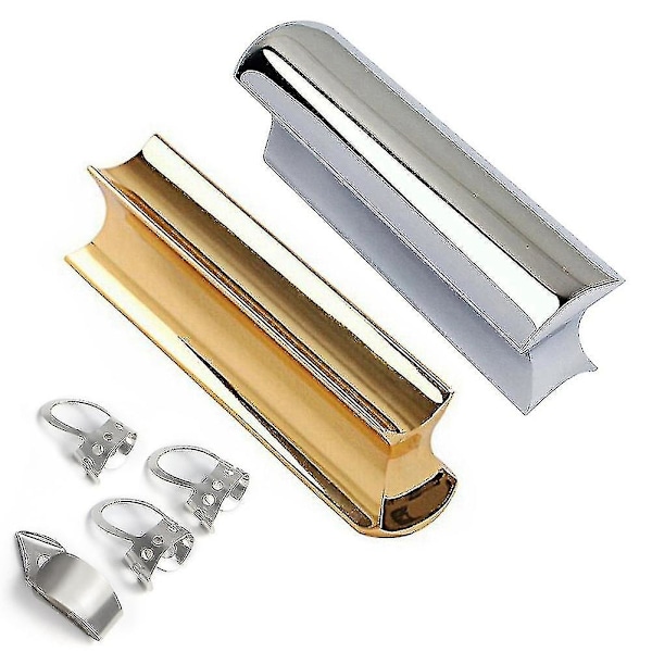 Less Steel Gitarr Slide T-Bar för Dobro, Lap Steel Gitarr, An Gitarr, Elgitarr