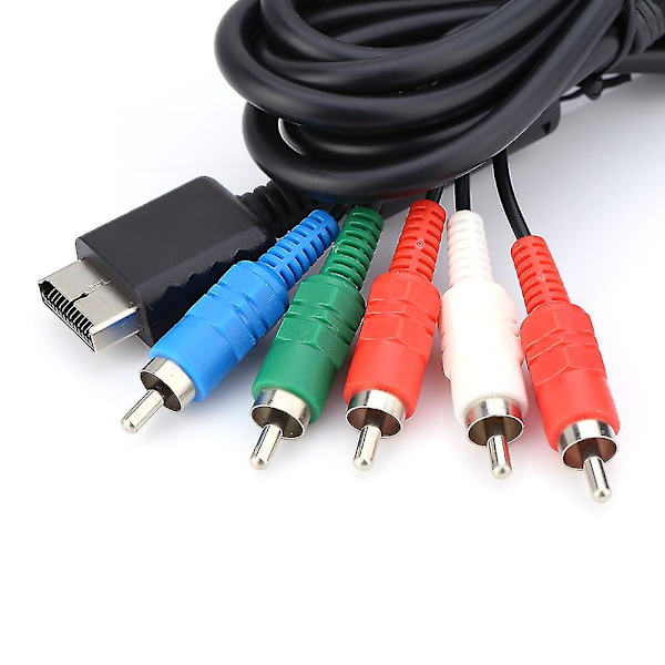 Sony PS2 PS3 Komponent Video/o Kabel - Högkvalitativ AV Multi Out-kabel