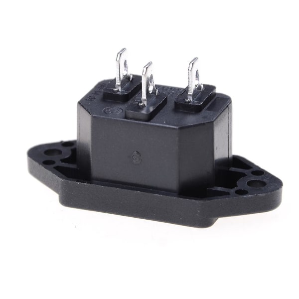 5 kpl IEC 320 C14 urosähköliitäntäpistoketta, 250V 10A, paneelin asennus, HFMQV