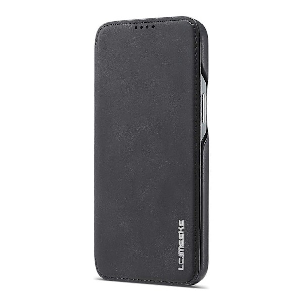 iPhone 13 mini LC.IMEEKE Hon Ancient -sarjan vaakasuuntainen nahkakotelo pidikkeellä ja korttipaikalla