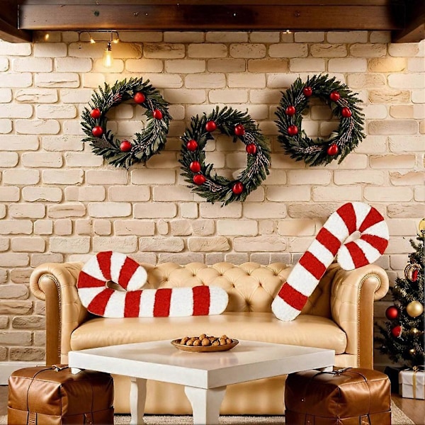 Soffa Kudde Stil Jul Kudde Vardagsrum Bil Kudde Loop Godis Kudde B