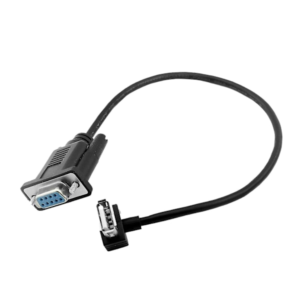 RS232 DB9 9-stifts hona till USB 2.0 A hane PLC seriell kabeladapterkonverterare 8 tum 25 cm