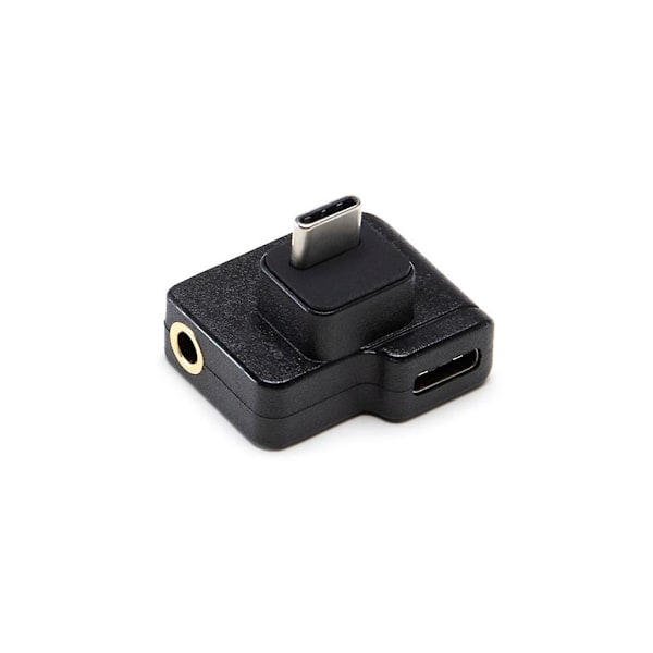 Mikrofonadapter för Osmo Action 3,5 mm/USB-C - Extern mikrofonfäste